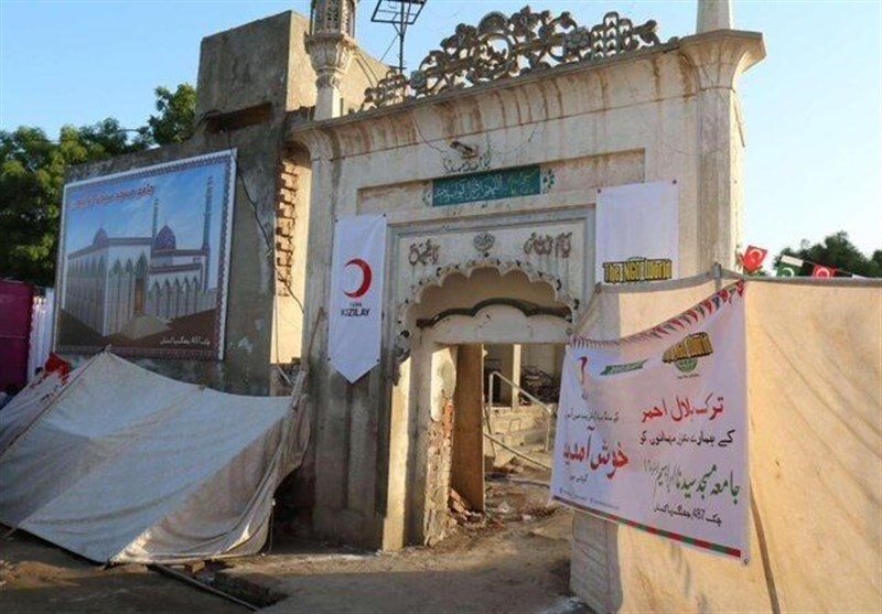 عملیات بازسازی مساجد قدیمی پاکستان توسط ترکیه