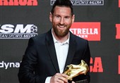 مسی پس از دریافت ششمین کفش طلا: قهرمانی در لالیگا مهمترین موضوع است