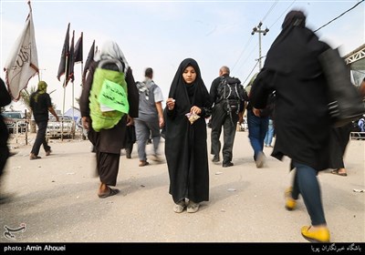پیاده روی زائرین اربعین حسینی