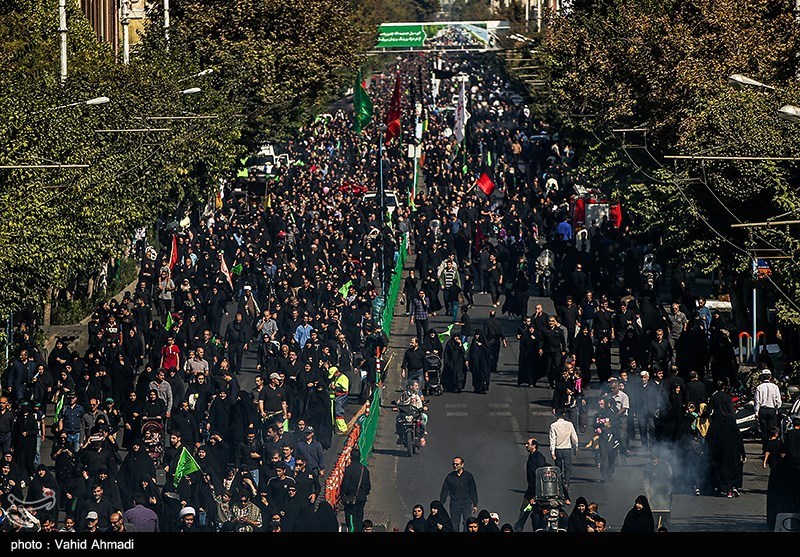 پیاده‌روی جاماندگان اربعین در استان کردستان برگزار شد