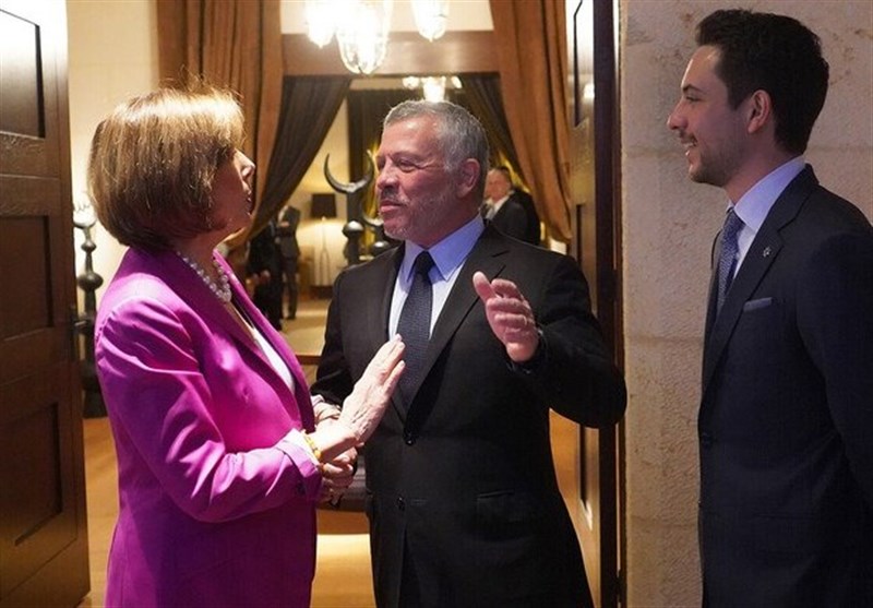 هیاتی از کنگره آمریکا با پادشاه اردن درباره سوریه دیدار کرد