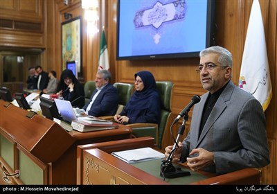سخنرانی رضا اردکانیان وزیر نیرو در جلسه شورای شهر تهران