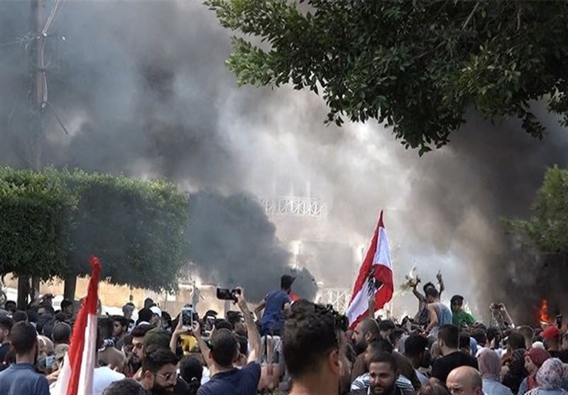 لبنان|نقش رسانه‌های وابسته در تظاهرات صور