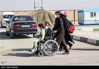 بازگشت زائران اربعین حسینی از مرز مهران