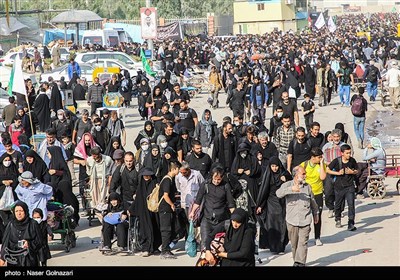 بازگشت زائران اربعین حسینی از مرز مهران