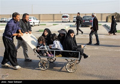 بازگشت زائران اربعین حسینی از مرز مهران