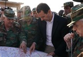 حضور غیرمنتظره «بشار اسد» در خط مقدم نبرد در حومه «ادلب»+تصاویر