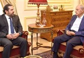 حریری در گفت‌وگو با بری استعفای دولت لبنان را غیرقابل قبول خواند