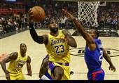 لیگ NBA| پیروزی لیکرز با درخشش جیمز/ هنرنمایی ستاره اسلوونیایی دالاس مقابل وریرز