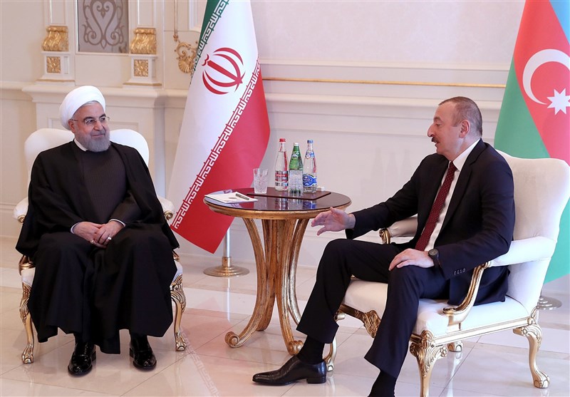 روحانی: تعزیز العلاقات والتعاون المشترک بین طهران وباکو یعود لصالح البلدین والمنطقة