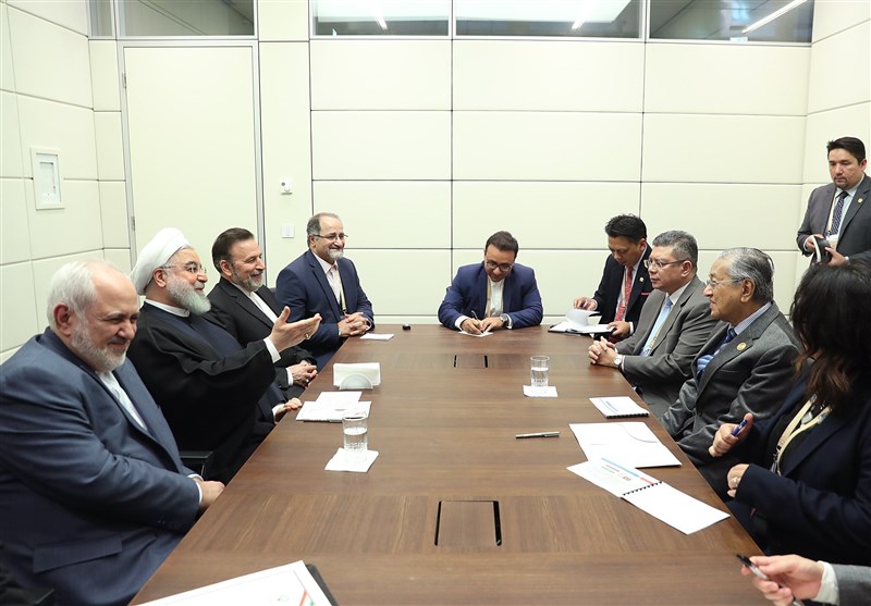 روحانی در دیدار نخست‌وزیر مالزی: ایران برای گسترش روابط با مالزی آماده است