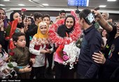 استقبال از مریم هاشمی قهرمان ووشو جهان