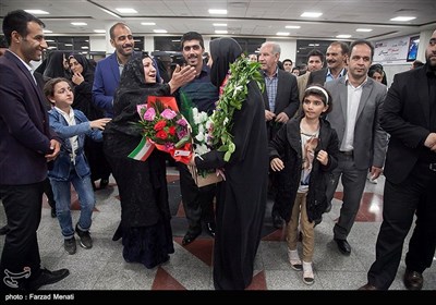 استقبال از مریم هاشمی قهرمان ووشو جهان