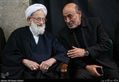 آیت الله امامی کاشانی در مراسم پنجمین سالگرد آیت الله مهدوی کنی