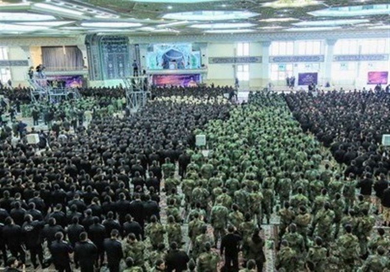 آیین سوگواری هیئت‌های مذهبی نیروهای مسلح در مصلی تهران برگزار شد