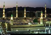 مسجدالنبی مرقد مطهرسید انبیاء محمد مصطفی (ص)  در مدینه منوره 