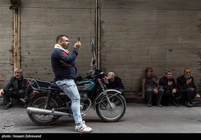 عزاداری 28 صفر در بازار تهران