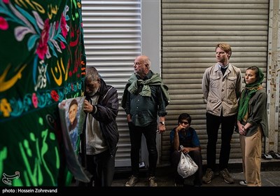 حضور گردشگران خارجی در عزاداری 28 صفر بازار تهران