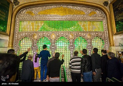 Pilgrims in Holy Shrine of Imam Reza (AS) in Mashhad