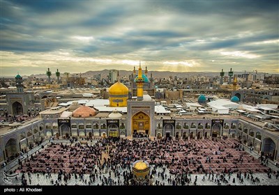 Pilgrims in Holy Shrine of Imam Reza (AS) in Mashhad