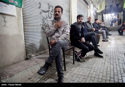 مراسم تعزیه خوانی در بازار تاریخی وکیل الدوله-کرمانشاه