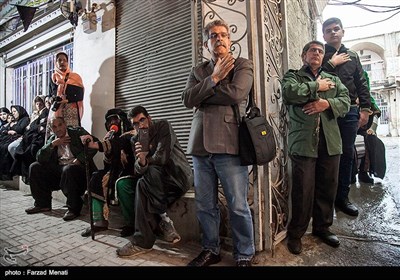 مراسم تعزیه خوانی در بازار تاریخی وکیل الدوله-کرمانشاه