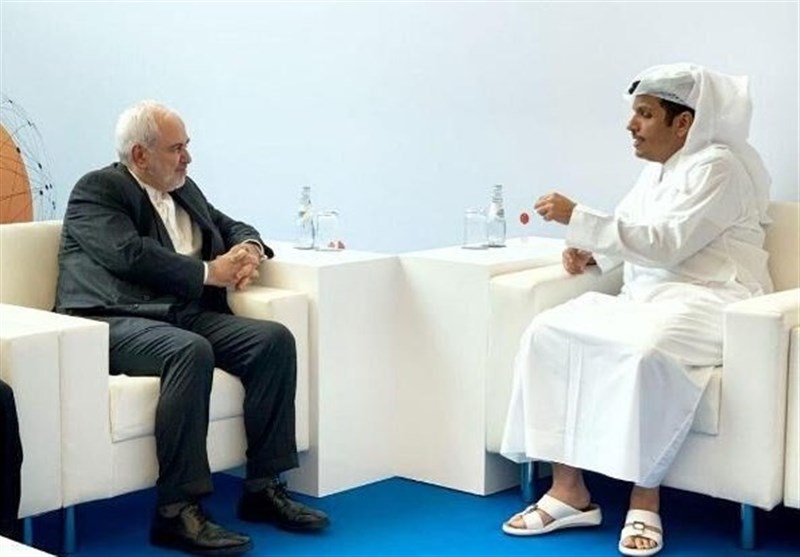 دیدار ظریف و همتای قطری در دوحه