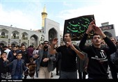 عزاداری شهادت امام رضا (ع) در حرم رضوی