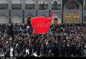 عزاداری شهادت امام رضا (ع) در حرم رضوی