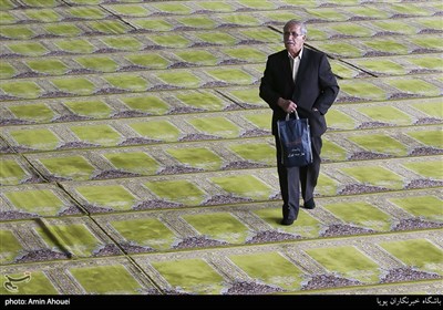 ساعاتی پیش از شروع نماز جمعه تهران ۱۰ آبان ۱۳۹۸ در دانشگاه تهران