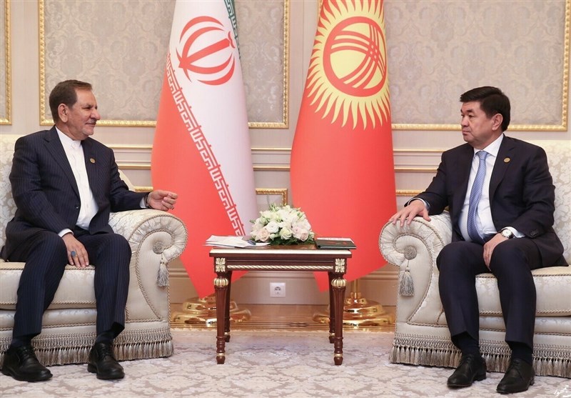 Iranian VP, Kyrgyz PM Discuss Closer Ties