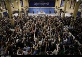 دیدار دانش‌آموزان و دانشجویان با رهبر معظم انقلاب