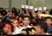دیدار دانش‌آموزان و دانشجویان با رهبر معظم انقلاب