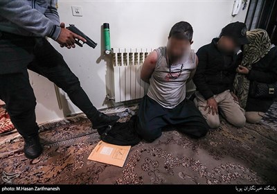 عملیات دستگیری شبانه فروشنده مواد مخدر