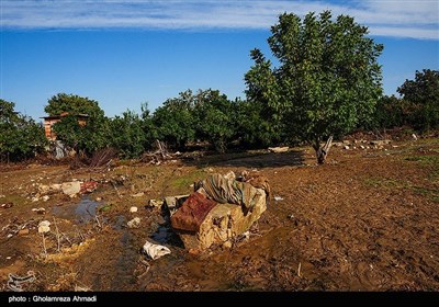 خسارات سیل روستاهای ولمازو و لمراسک-مازندران