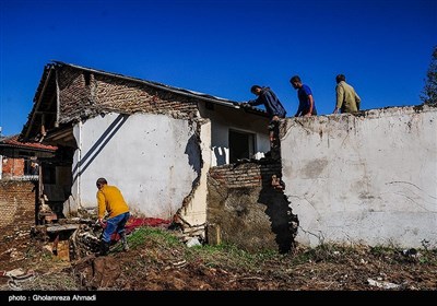 خسارات سیل روستاهای ولمازو و لمراسک-مازندران