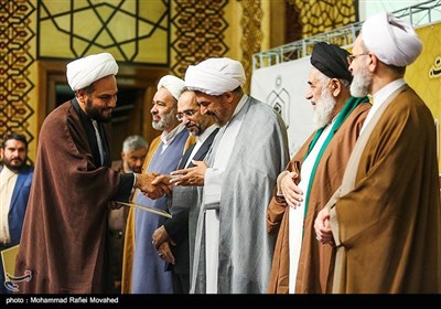 همایش یاوران وقف در سالن همایش‌های پیامبر اعظم(ص) مدرسه امام موسی کاظم (ع) -قم