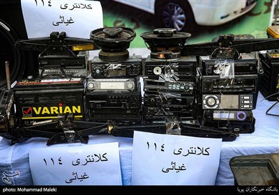 اموال مسروقه و کشفیات پلیس تهران در سی‌امین مرحله از طرح رعد