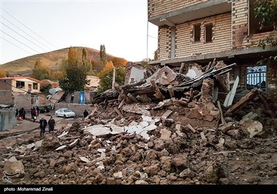 خسارات زلزله در میانه - آذربایجان شرقی