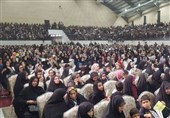 جشن 10 هزار نفری یاوران ام‌المؤمنین حضرت خدیجه کبری(س) در قم برگزار شد