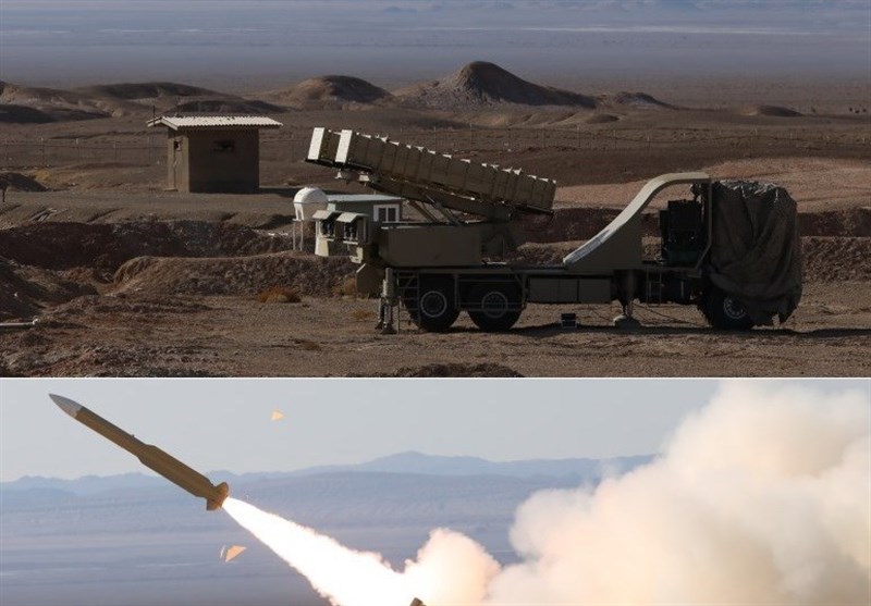 رزمایش پدافند هوایی| مقابله با پهپاد و موشک‌ کروز توسط سامانه موشکی مرصاد