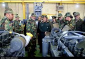 بازدید سرلشکر باقری از مرکز بهینه‌سازی و نوسازی شهید زرهرن