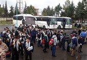 نخستین کاروان راهیاننور دانشآموزی اردبیل به جنوب کشور اعزام شدند