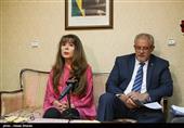 رومینا راموس سفیر بولیوی در تهران الکسیس و باندریج وگا سفیر کوبا در تهران