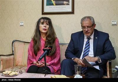 نشست خبری خانم «رومینا گوادالوپه پرز راموس» سفیر بولیوی در تهران 
