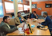 مدیرکل تعزیرات حکومتی خوزستان از دفتر تسنیم در اهواز بازدید کرد + تصاویر