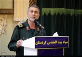 فرمانده سپاه کردستان: مردم مشکلات اقتصادی کشور را به پای نظام نمی‌گذارند