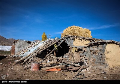 روستاهای زلزله زده میانه