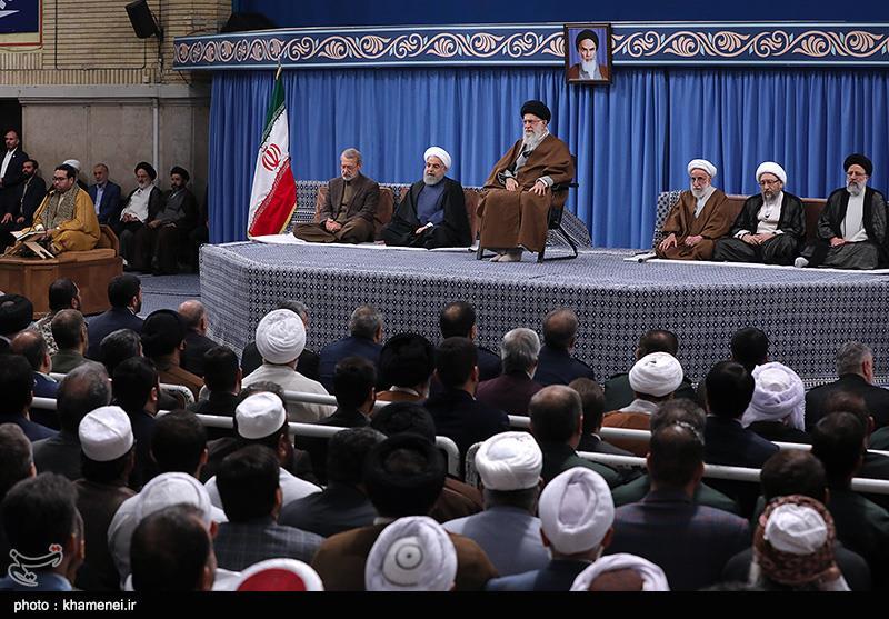 دیدار مهمانان کنفرانس وحدت اسلامی با مقام معظم رهبری