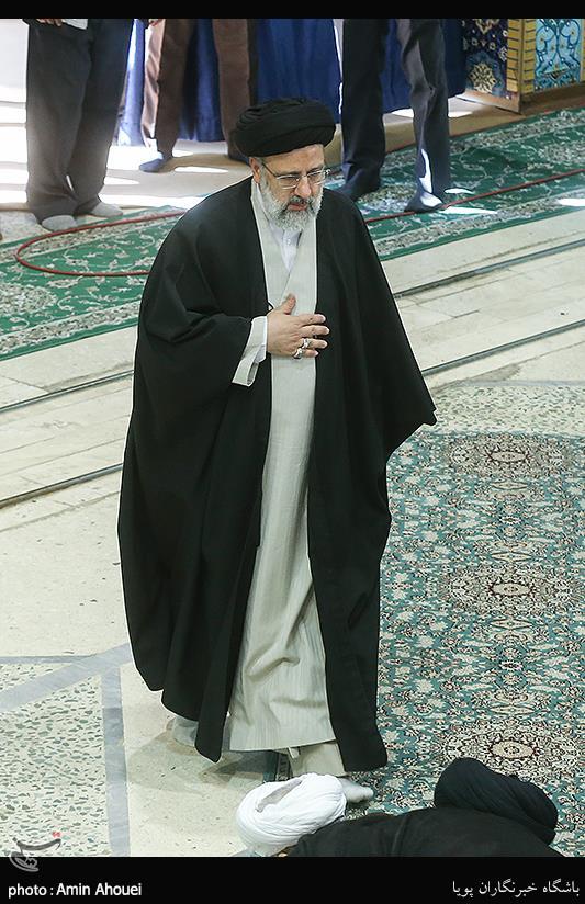 حجت الاسلام سید ابراهیم رئیسی رئیس قوه قضائیه در نماز جمعه تهران